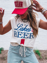 Load image into Gallery viewer, Lakes &amp; Beer Muscle Tee
