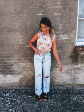Load image into Gallery viewer, Zoie Tank (Red Floral)
