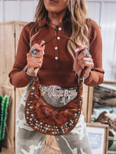 Load image into Gallery viewer, Crescent Cowgirl Purse (Brown)
