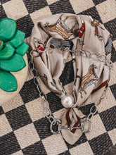 Load image into Gallery viewer, Scarf &amp; Bit Necklace
