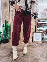 Load image into Gallery viewer, Cabernet Cowgirl Barrel Jean
