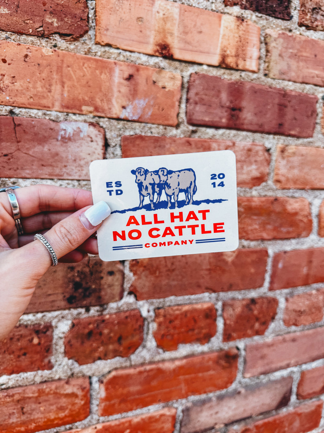 All Hat No Cattle Sticker
