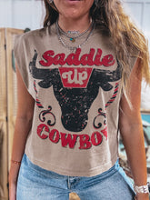 Load image into Gallery viewer, Saddle Up Muscle Tee

