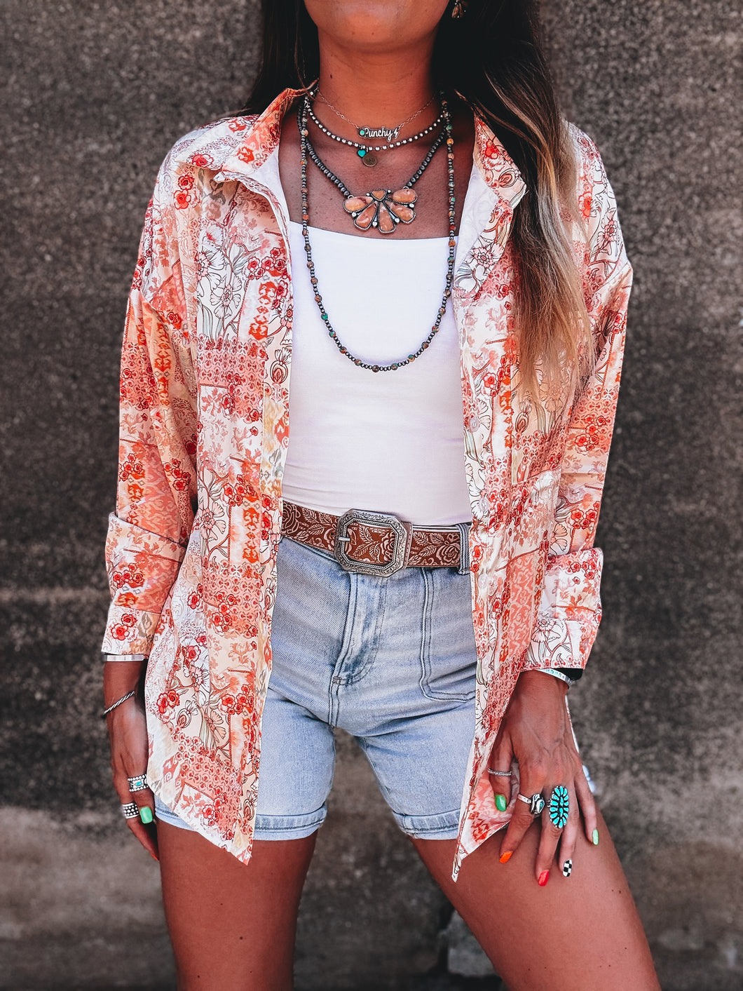 Lucia Button Up