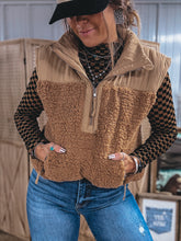 Load image into Gallery viewer, Teddy Vest (Camel)
