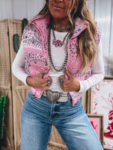Load image into Gallery viewer, Patton Paisley Vest (Pink)
