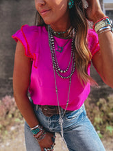 Load image into Gallery viewer, Kambrie Top (Hot Pink)
