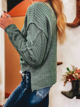 Load image into Gallery viewer, Kitty Sweater (Vintage Jade)
