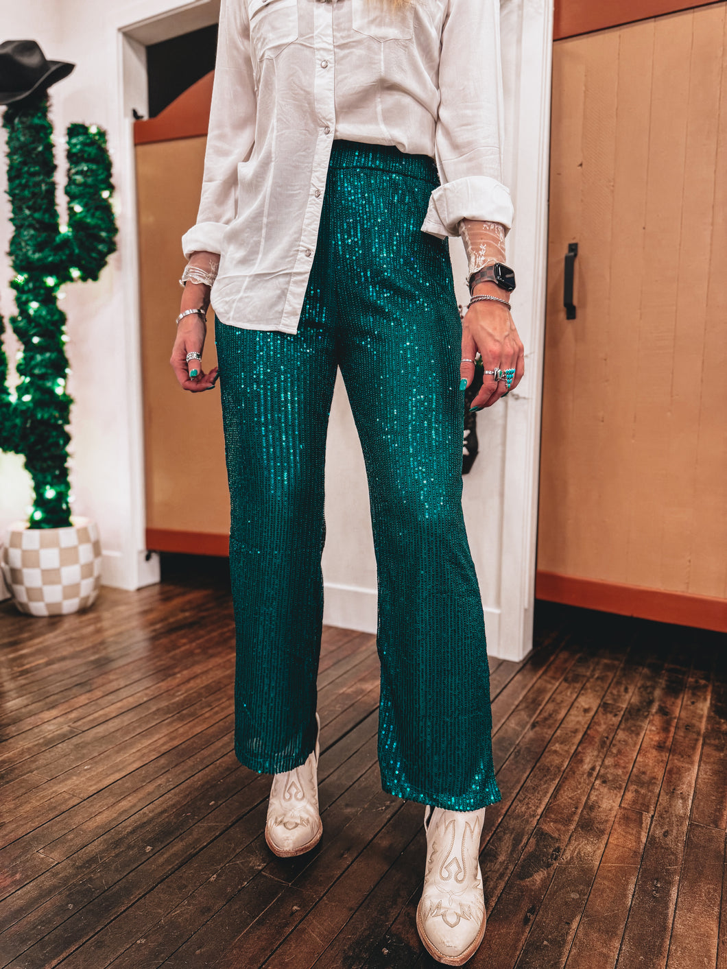 Steppin’ Out Sequin Pants