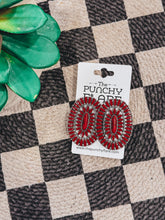 Load image into Gallery viewer, Evelyn Earrings (Red)
