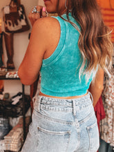 Load image into Gallery viewer, Tyra Tank (Vintage Teal)
