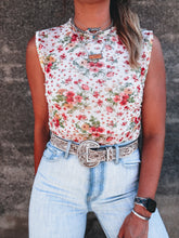 Load image into Gallery viewer, Zoie Tank (Red Floral)
