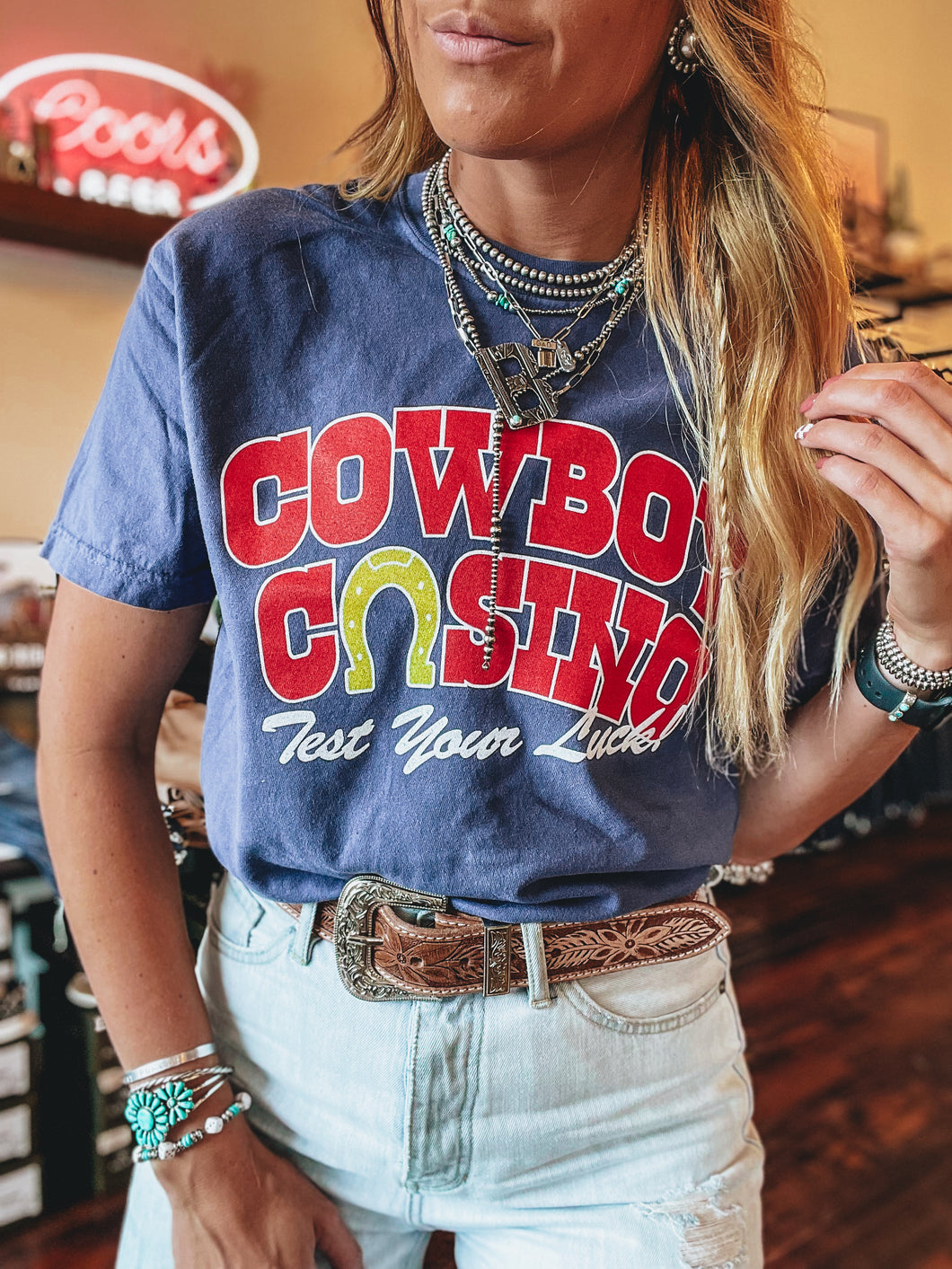 Cowboy Casino Tee