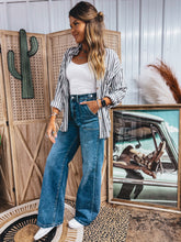 Load image into Gallery viewer, Riley Button Up (Black)
