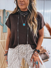 Load image into Gallery viewer, Dottie Top (Brown)
