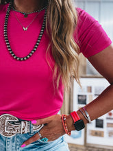 Load image into Gallery viewer, Brandie Tee (Pink)
