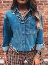 Load image into Gallery viewer, Buster Denim Top
