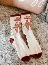 Load image into Gallery viewer, Hey Cowboy Socks
