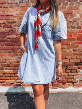 Load image into Gallery viewer, Della Denim Dress
