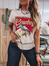 Load image into Gallery viewer, Wild Cowboy Tee (Bone)
