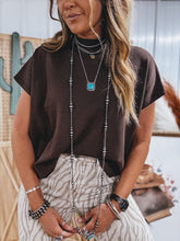 Load image into Gallery viewer, Dottie Top (Brown)
