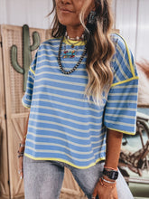Load image into Gallery viewer, Breezy Top (Blue/Neon)
