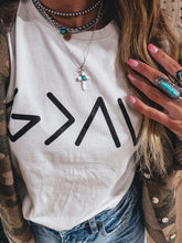 Load image into Gallery viewer, God is Greater Tee
