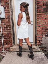 Load image into Gallery viewer, Jasper Dress (White Denim)
