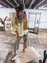 Load image into Gallery viewer, Breezy Top (Butter Yellow/Green)
