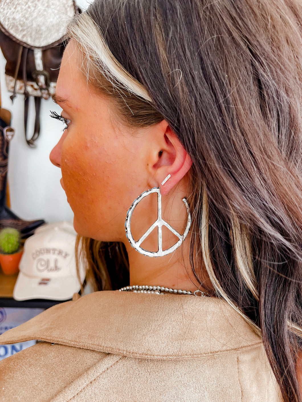 Turquoise Hippie Earrings