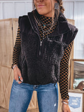 Load image into Gallery viewer, Teddy Vest (Black)
