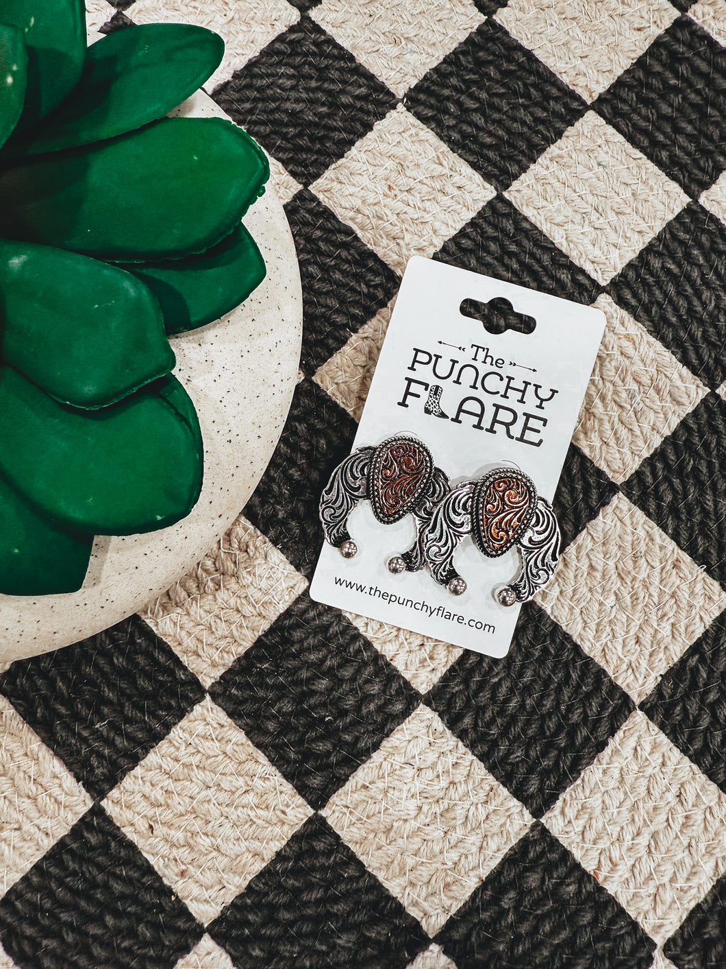 Gunner Earrings (Copper)