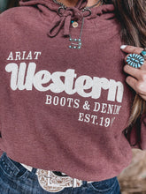Load image into Gallery viewer, Ariat Essential Hoodie (Russet Heather)

