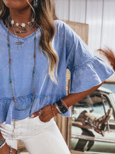 Load image into Gallery viewer, Nellie Top (Sky Blue)
