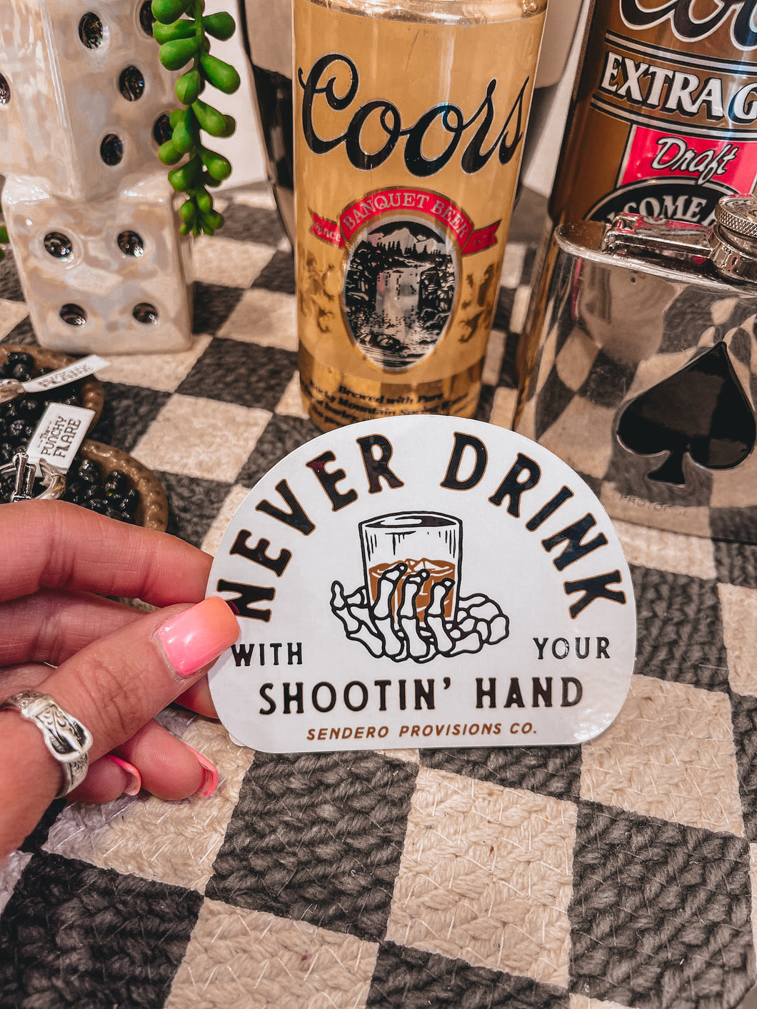 Shootin' Hand Sticker