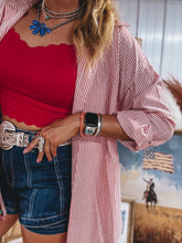 Load image into Gallery viewer, Jenny Button Up (Red)
