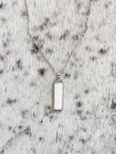 Load image into Gallery viewer, Bar Necklace (White)
