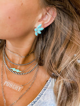 Load image into Gallery viewer, Angel Wing Earrings (Turquoise)
