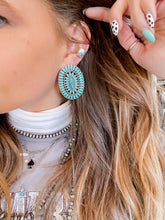 Load image into Gallery viewer, Turquoise Queen Earrings
