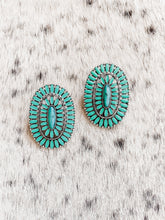 Load image into Gallery viewer, Turquoise Queen Earrings
